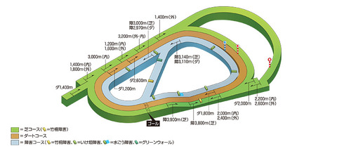 阪神競馬場　コース