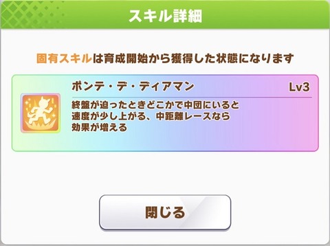 ウマ娘 育成キャラ 新衣装サトノダイヤモンド 5