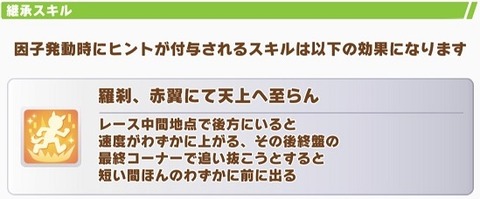 ウマ娘 育成キャラ ドゥラメンテ 6