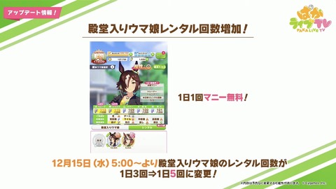 ウマ娘 ぱかライブTV vo.11 最新情報 17