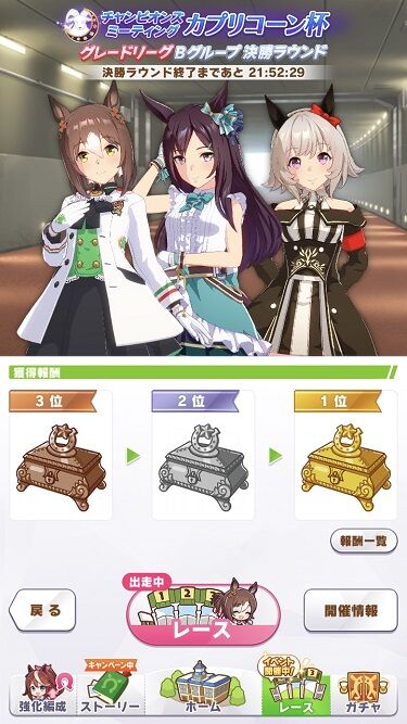 ウマ娘 カプリコーン杯 結果