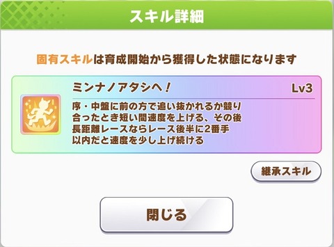 ウマ娘 育成キャラ 新衣装キタサンブラック 6