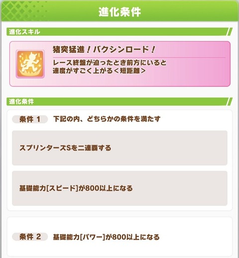 ウマ娘 育成キャラ 感謝祭バクシンオー 7