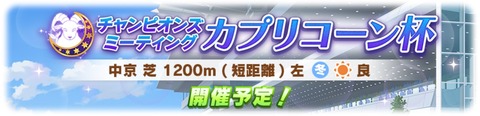ウマ娘 チャンピオンズミーティング カプリコーン杯2023
