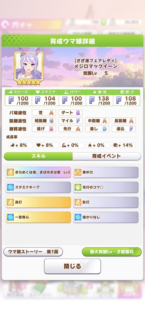 ウマ娘 新育成キャラに水着衣装のメジロマックイーンとゴールドシップ実装 性能について感想 夏だ 海だ パクパクですわ 寝狐のウマ娘大好きブログ