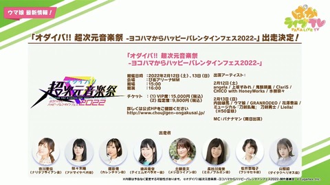 ウマ娘　ぱかライブTV vo.11　最新情報　３１