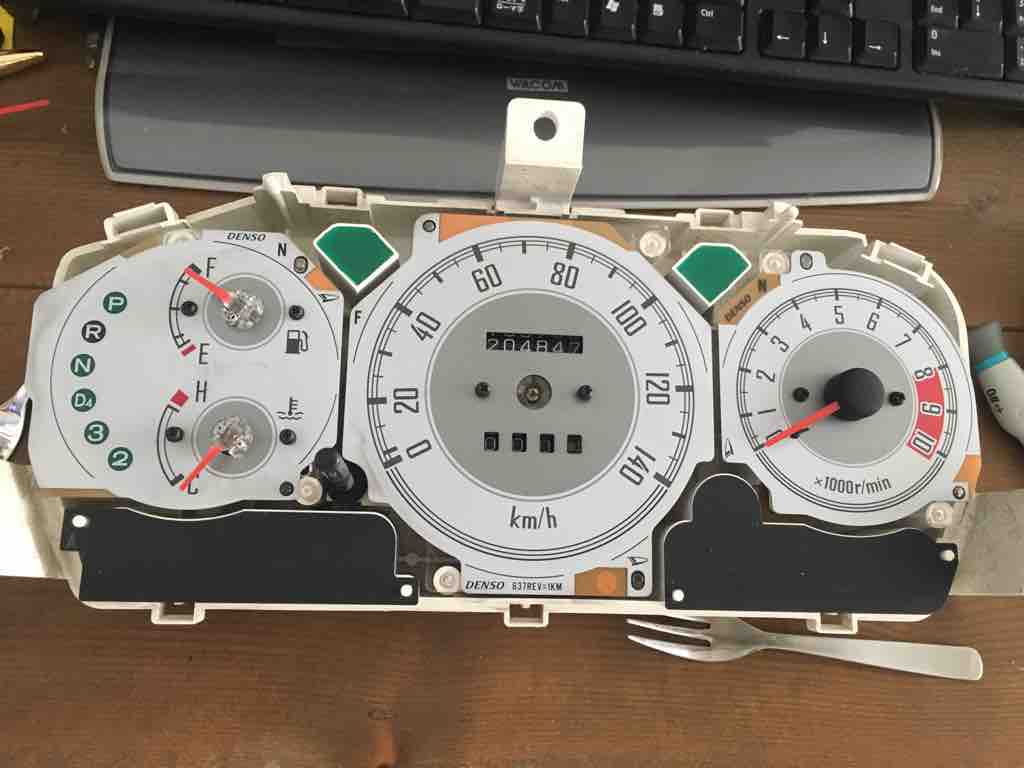 ミラジーノL700Sのメータースケール（文字盤）を自作する。クラシック