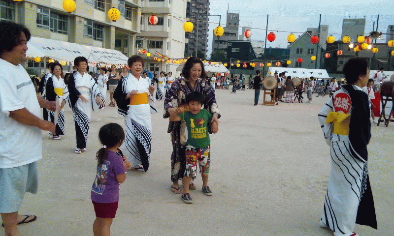 牛田盆踊り大会 光明っこ