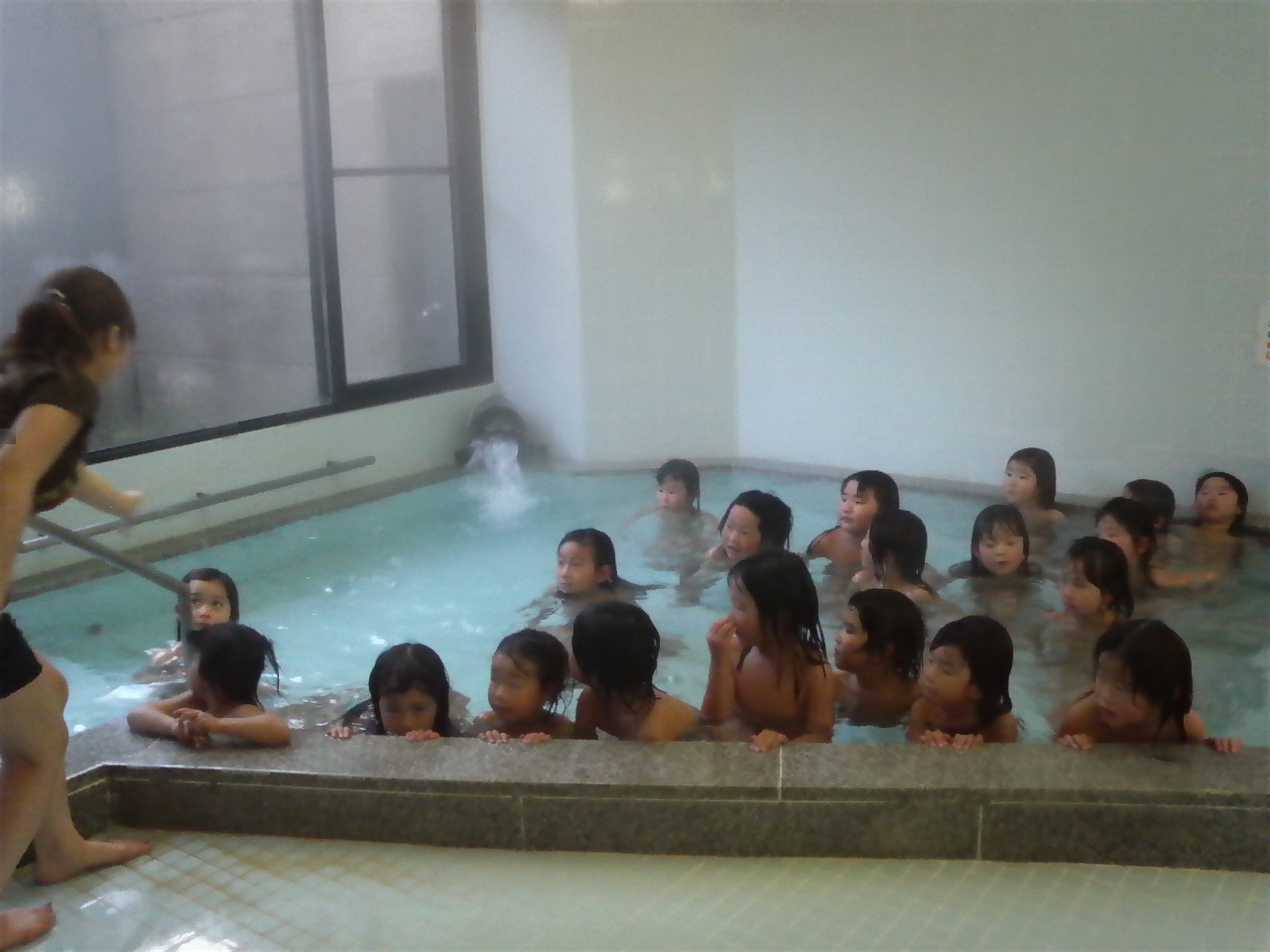 友達 風呂 お泊り保育1日目 : 光明っこ