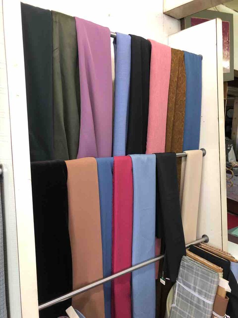 『パール洋装店』服の生地