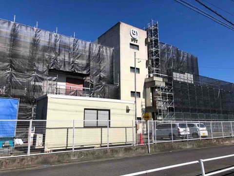 市役所近くNTT建物