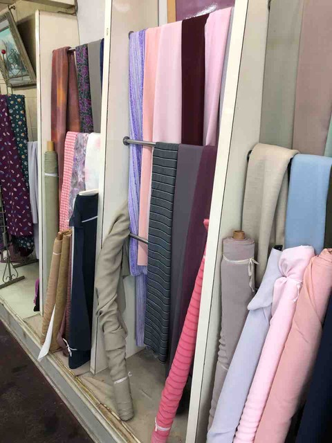 『パール洋装店』服の生地