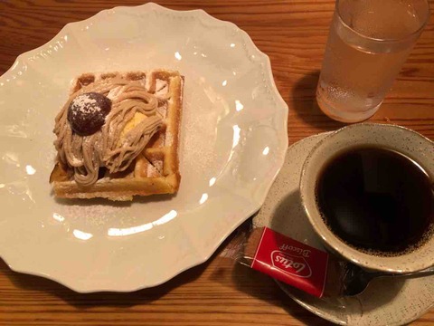 『TOM’S COFFEE INNOCENT』モンブラン&Tom's Blend コーヒー