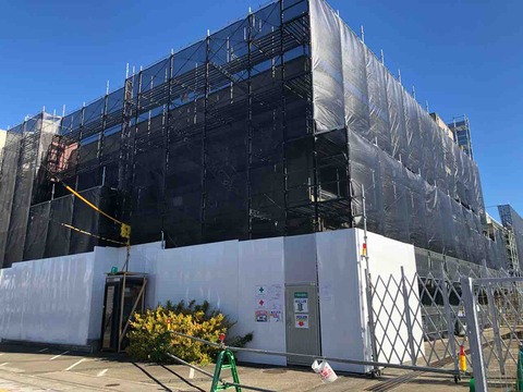 市役所近くNTT建物