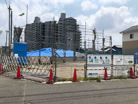 ととくるま有料老人ホーム新築工事看板