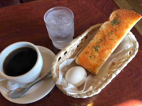 『石窯珈琲 山手珈琲店』明太子バタートースト