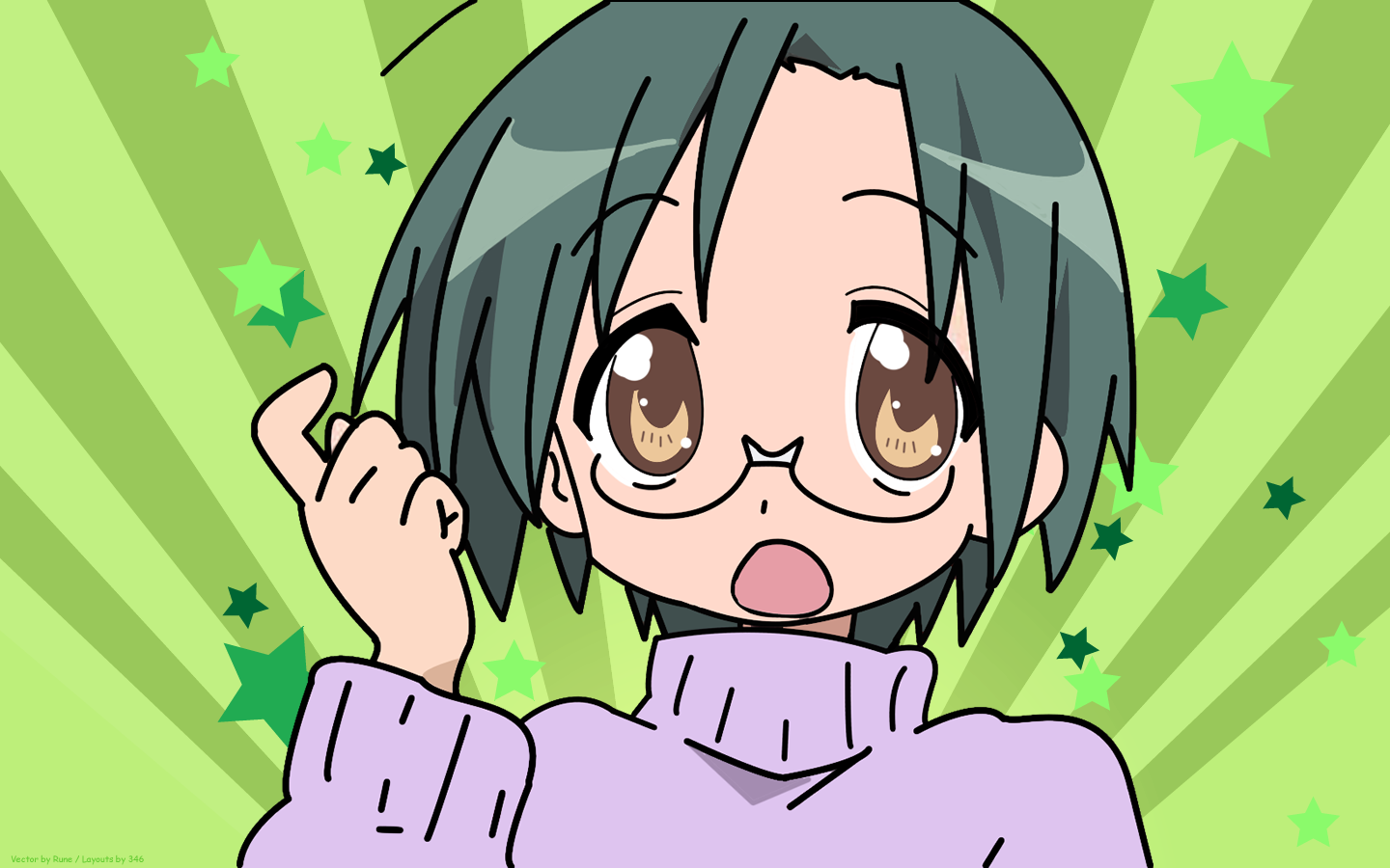 らき すた 壁紙１９ らき すた好き 泉こなた好き日記