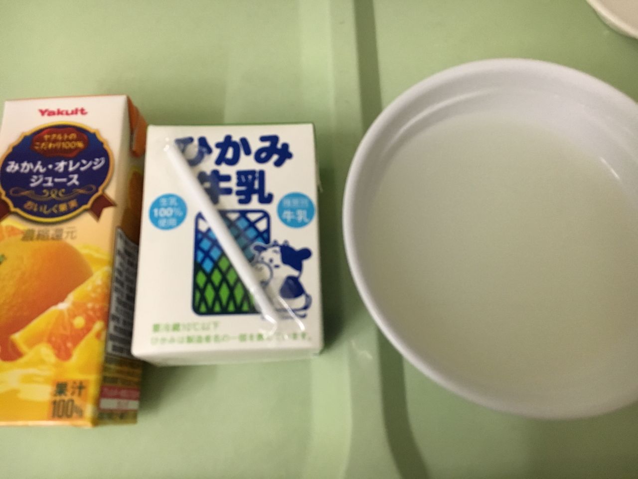 重湯 牛乳 オレンジジュース うふふのふ 重湯 牛乳 オレンジジュース うふふのふ