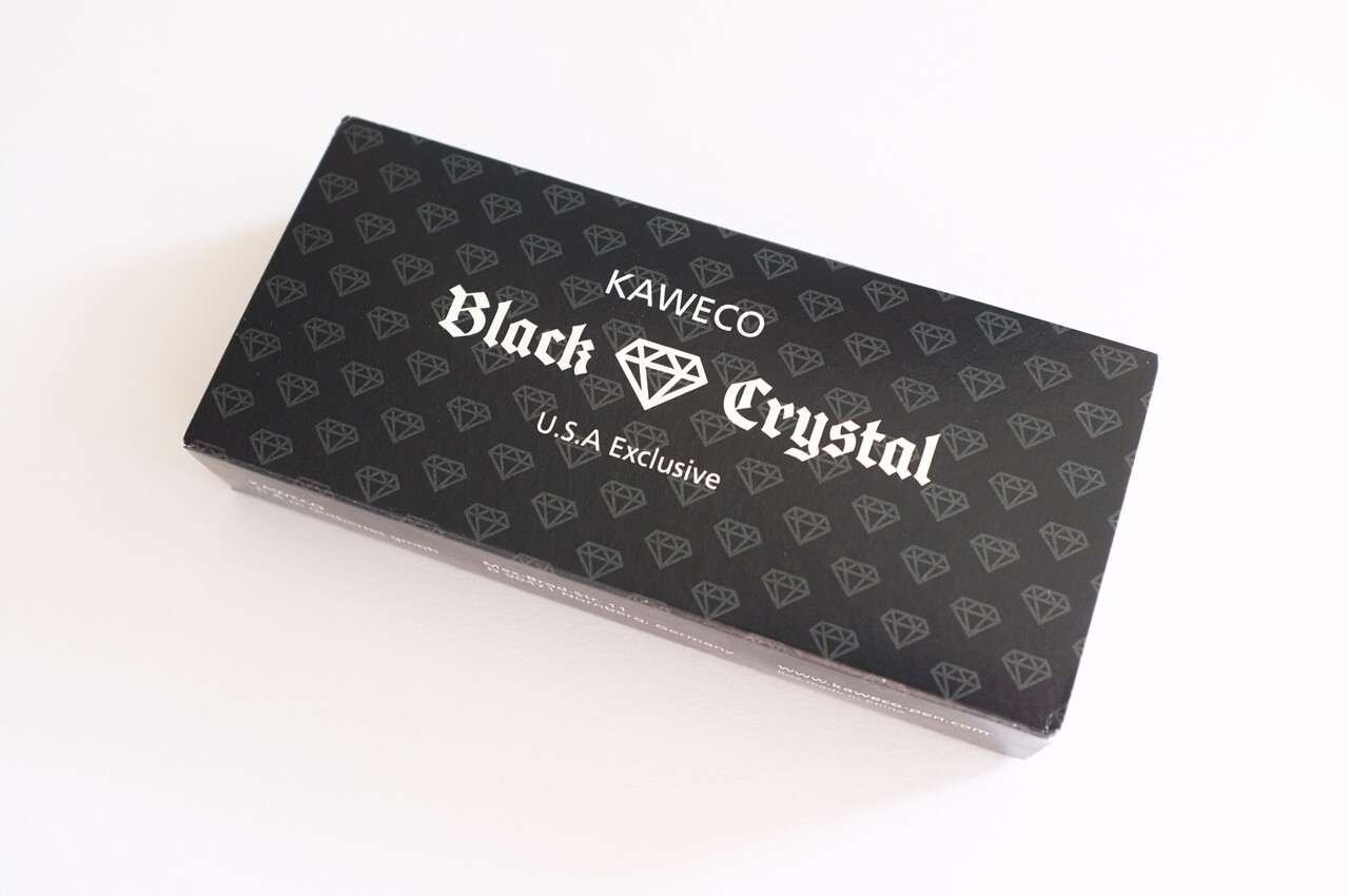 カヴェコスポーツ　万年筆　アメリカ限定　ブラッククリスタル　M KAWECOの万年筆㉒(ブラッククリスタル) : こんぶの文房具日記