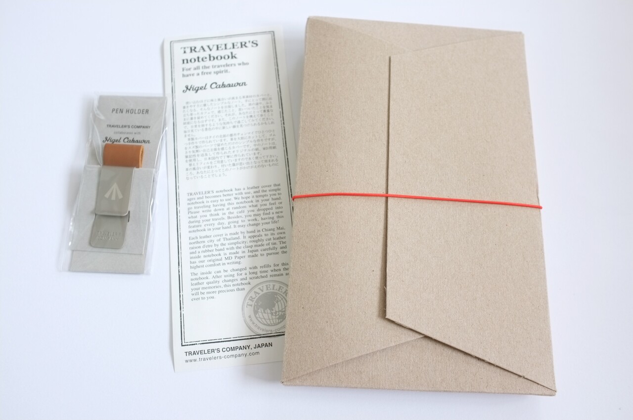 Nigel Cabournのトラベラーズノート(キャメル) : こんぶの文房具日記 Nigel Cabournのトラベラーズノート(キャメル) : こんぶの文房具日記