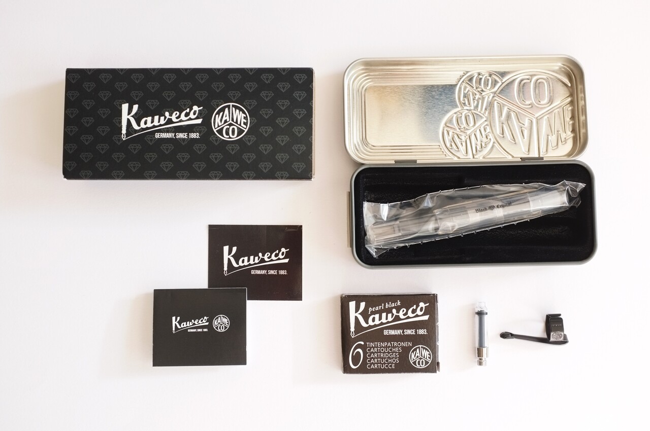 KAWECOの万年筆㉒(ブラッククリスタル) : こんぶの文房具日記
