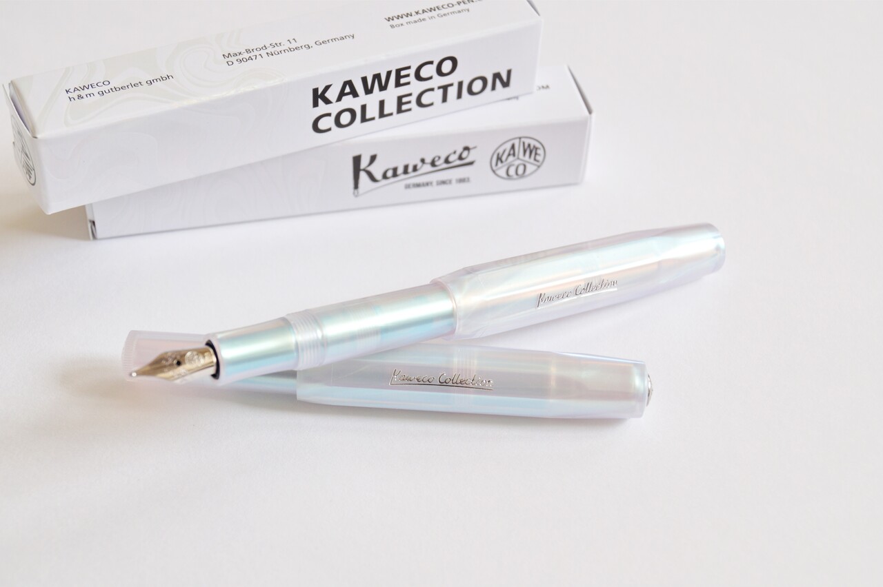 KAWECOの万年筆㉖(Iridescent Pearl) : こんぶの文房具日記 KAWECOの万年筆㉖(Iridescent Pearl) : こんぶの文房具日記