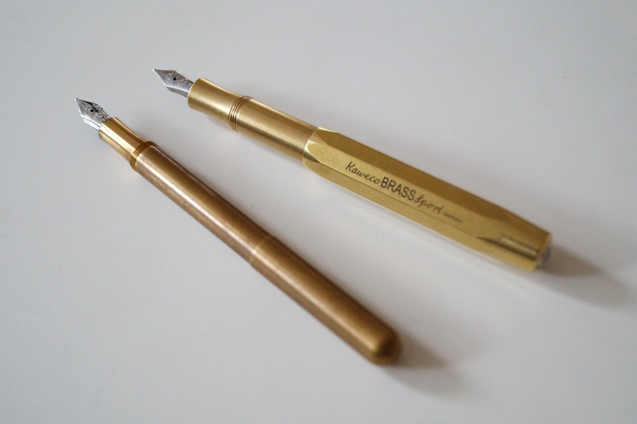 KAWECOの万年筆③(BRASS SPORT編) : こんぶの文房具日記
