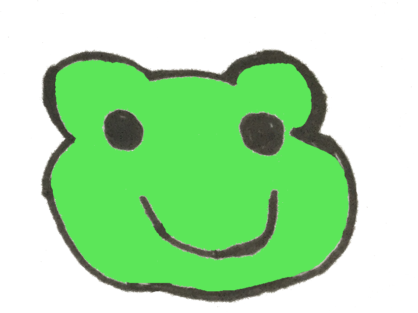 カエル こんぶにわかめ