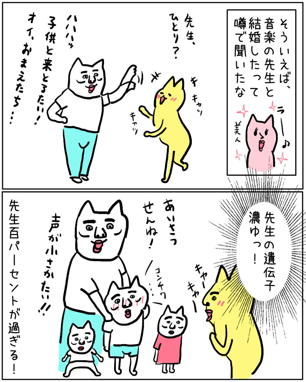 先生はカレー粉 誰と結婚しても奥さんは隠し味 ねこのこのこねたん 先生はカレー粉 誰と結婚しても奥さんは隠し味 ねこのこのこねたん