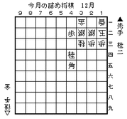 今月の詰め将棋 12月