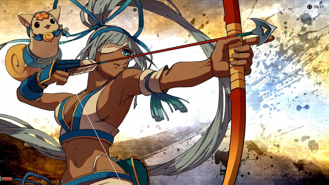 Ps4版 サムライスピリッツ 新dlc真鏡名ミナレビュー 弓使いの褐色妖滅師さんが2d版そのままの肌出しまくりな露出度の高い衣装で登場 それもう ど の まる