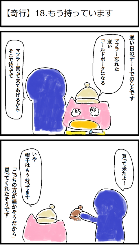 【奇行】18.もう持っています