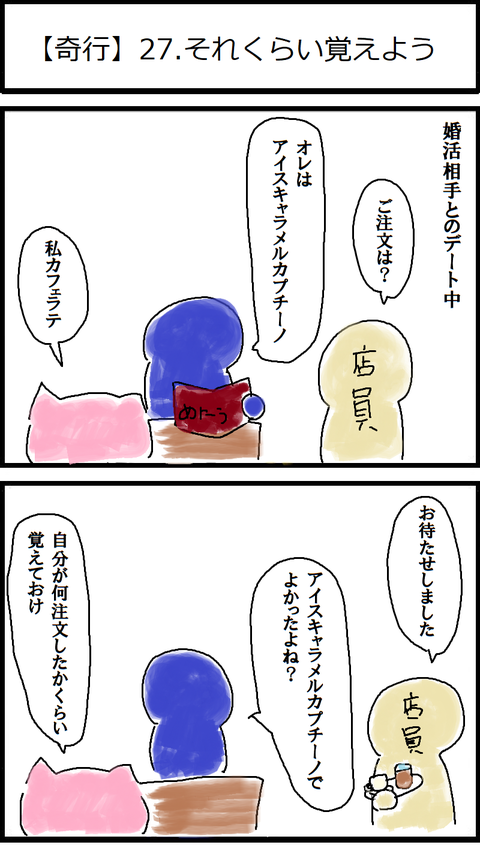 【奇行】27.それくらい覚えよう