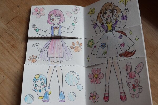100均セリアおすすめぬりえ キルキルファッション プリキュア きゅうきゅう 100均セリアおすすめぬりえ キルキルファッション プリキュア きゅうきゅう