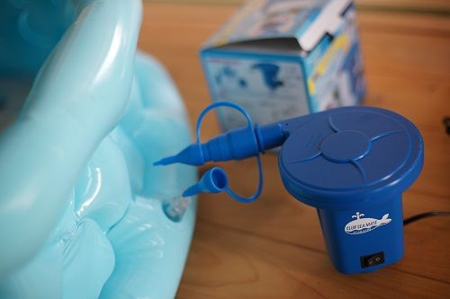 ビニールプールのお供 電動エアーポンプハイパワー きゅうきゅう
