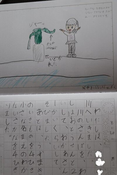 夏休みの絵日記 41日間毎日書いた 小学1年女子知育おかいもの記録 楽天ブログ 夏休みの絵日記 41日間毎日書いた 小学1年女子知育おかいもの記録 楽天ブログ