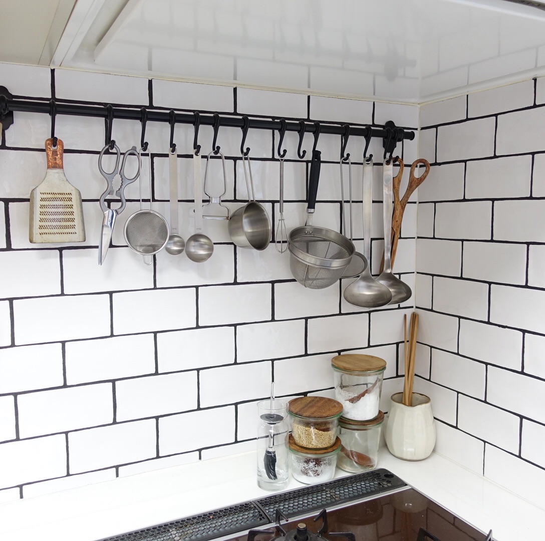 前回の続き キッチンにikeaのアイアンバーを取り付けた のはなし Konomeのおうち