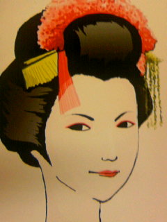 舞妓さんイラスト完成 D ゞ 描きまくりv V