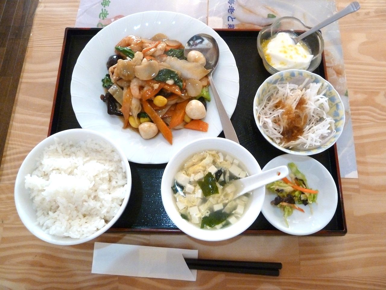 香味坊 八宝菜定食 この世を華とするために