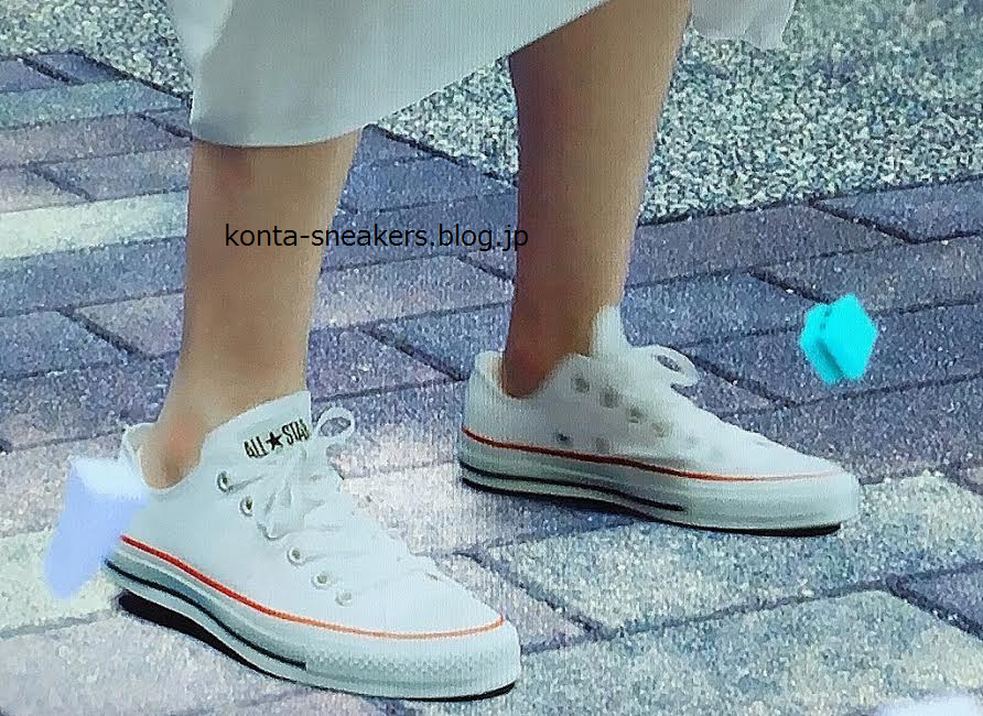 新垣 結衣 コンバース キャンバスオールスター ローカット オプティカルホワイト 芸能人が履いてるスニーカーが好きなオヤジのブログ