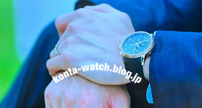 キム・スヒョン　ミドー　バロンチェッリ クロノグラフ ムーンフェイズ　Netflix シリーズ『涙の女王』より