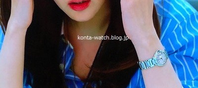 パク・ミニョン（박 민영）　カルティエ　バロンブルー 28MM ベゼルダイヤ　Netflix『気象庁の人々：社内恋愛は予測不能?!』より