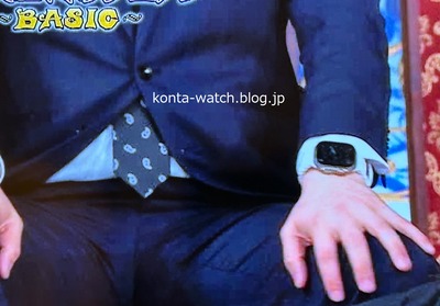 長田 庄平（チョコレートプラネット）　アップル　アップルウォッチ ウルトラ　ホワイトオーシャンバンド　『芸能人格付けチェックBASIC～春の3時間スペシャル～』より　