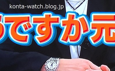 松岡 昌宏（TOKIO）　フランク・ミュラー　トノウカーベックス アイアンクロコ クロノグラフ　『TOKIOカケル』より