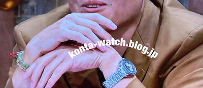 千原 せいじ（千原兄弟）　オメガ　スピードマスタ-･東京2020オリンピック LIMITED　『ウソかホントかわからないやりすぎ都市伝説2024秋 知ったら黙っていられない都市伝説５０発！』より