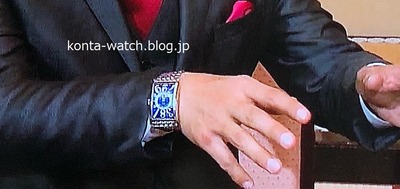 片岡 愛之助　フランクミュラー　ロングアイランド クレイジーアワーズ 1200CH O OG　『ぴったんこカン・カン』より