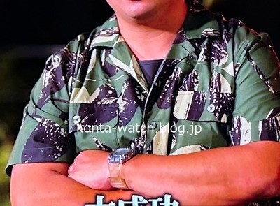 クロちゃん（安田大サーカス）　カシオ　Gショック　スケルトンカモフラージュシリーズ　『水曜日のダウンタウン』より