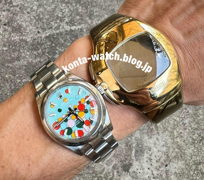 長瀬 智也　ロレックス　オイスターパーペチュアル 36 セレブレーション　公式Instagramより