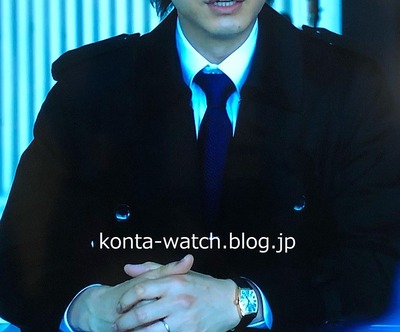 ディーン・フジオカ　フランク・ミュラー　トノウカーベックス 5850SC　土曜ドラマ『パンドラの果実～科学犯罪捜査ファイル～』より