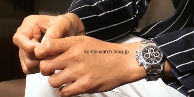 高橋 克典　ロレックス　コスモグラフ デイトナ  ブラックダイヤル　